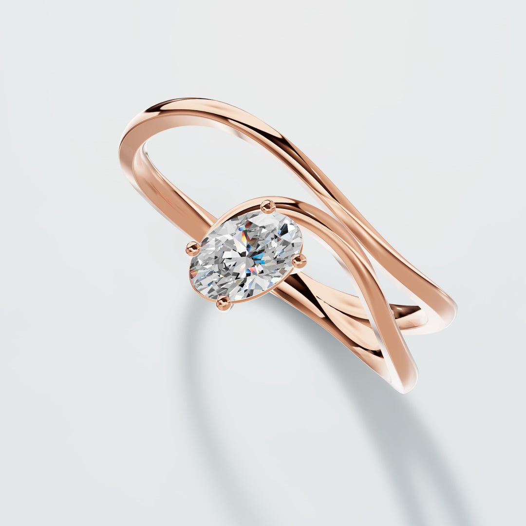 Ribbon of Love Diamond Ring