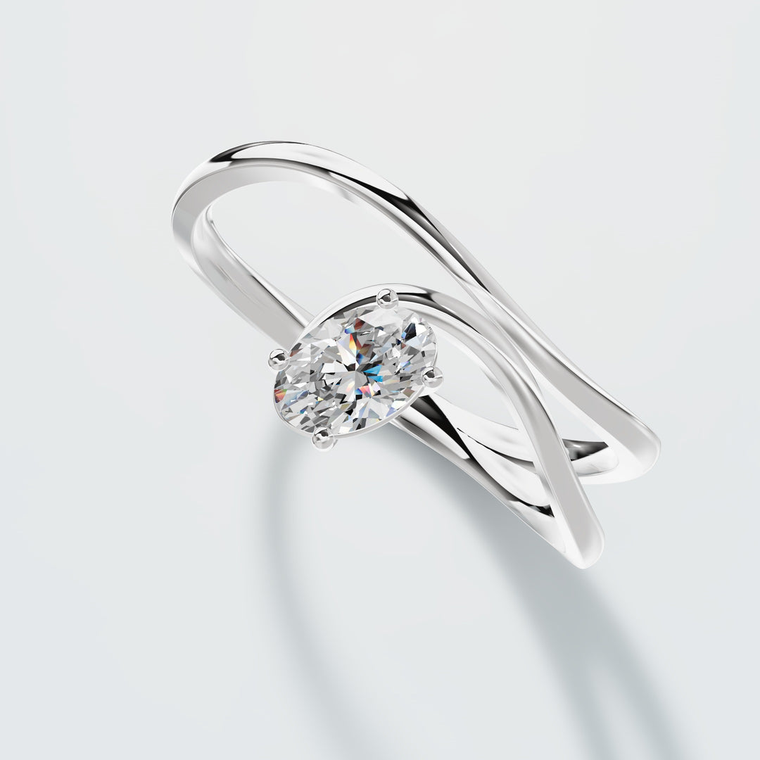 Ribbon of Love Diamond Ring
