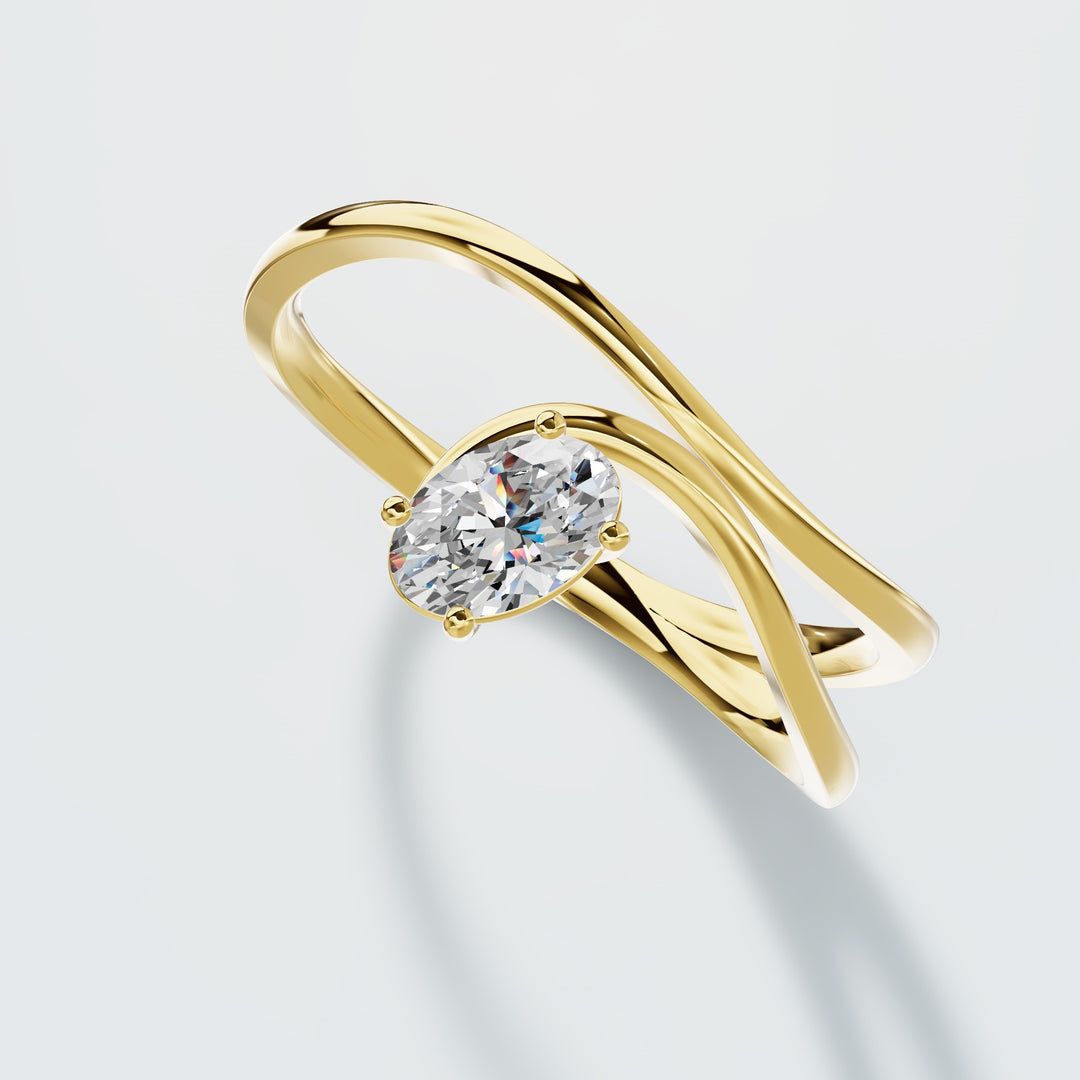 Ribbon of Love Diamond Ring