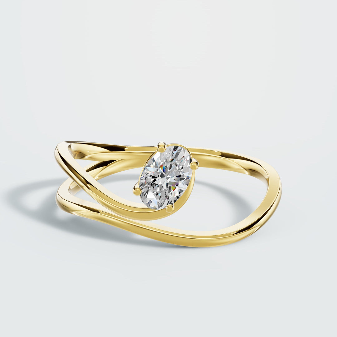 Ribbon of Love Diamond Ring