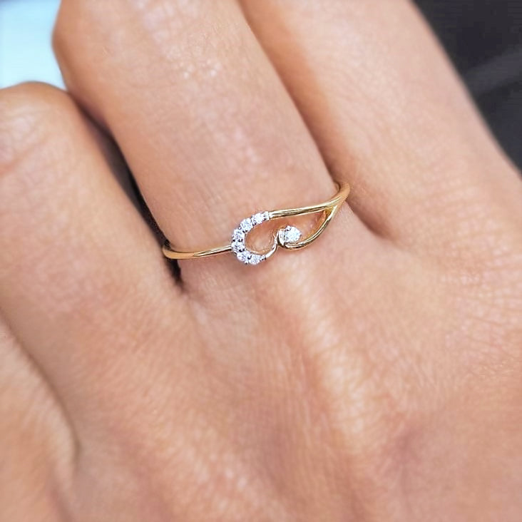 Aura Gold Diamond Ring