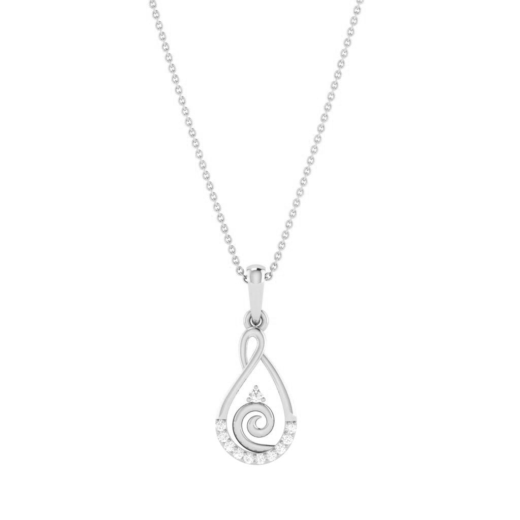 Fire Petite Diamond Pendant