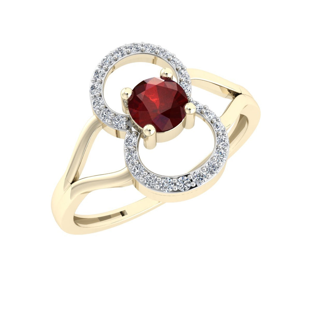 Delicate Band Ruby Ring