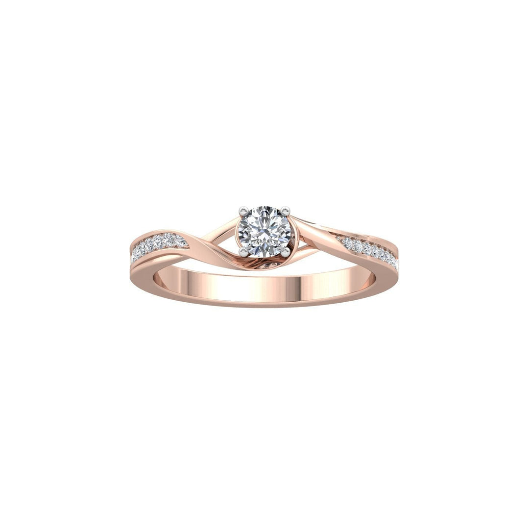 Flora Gold Diamond Ring