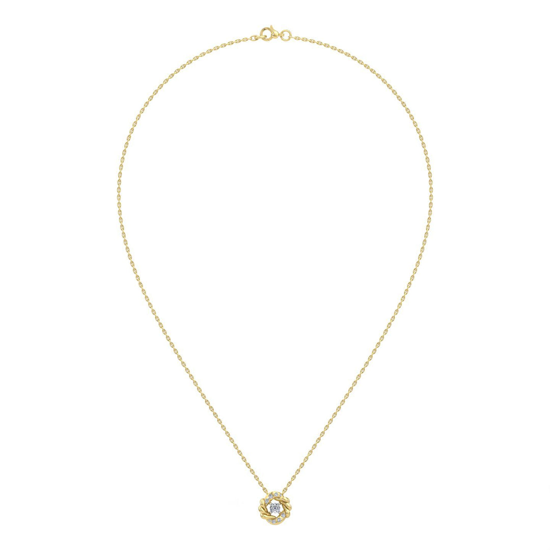 Flora Gold Diamond Necklace