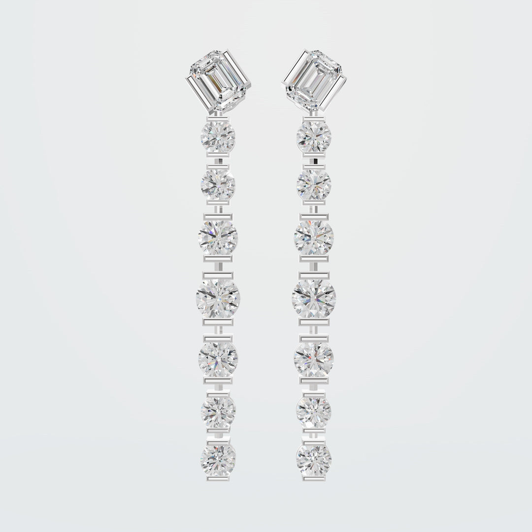 Mixed Drop Earrings