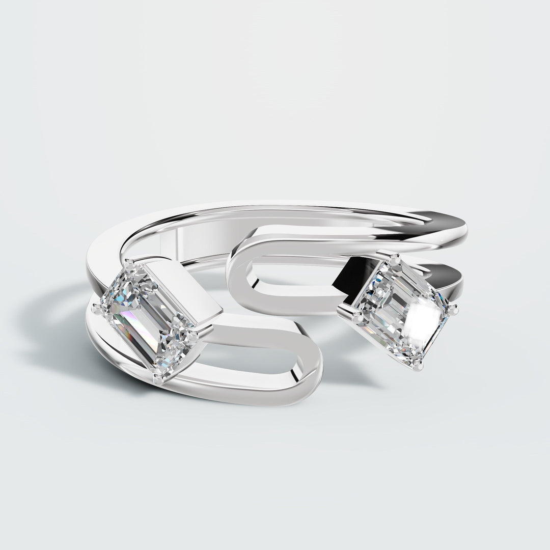 Wrap Lab Diamond Ring