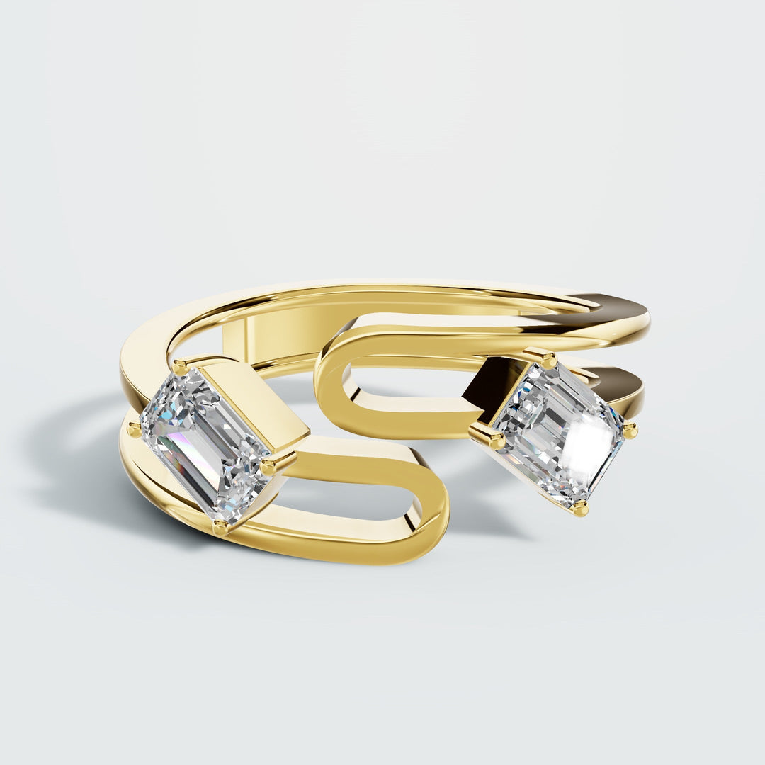 Wrap Lab Diamond Ring