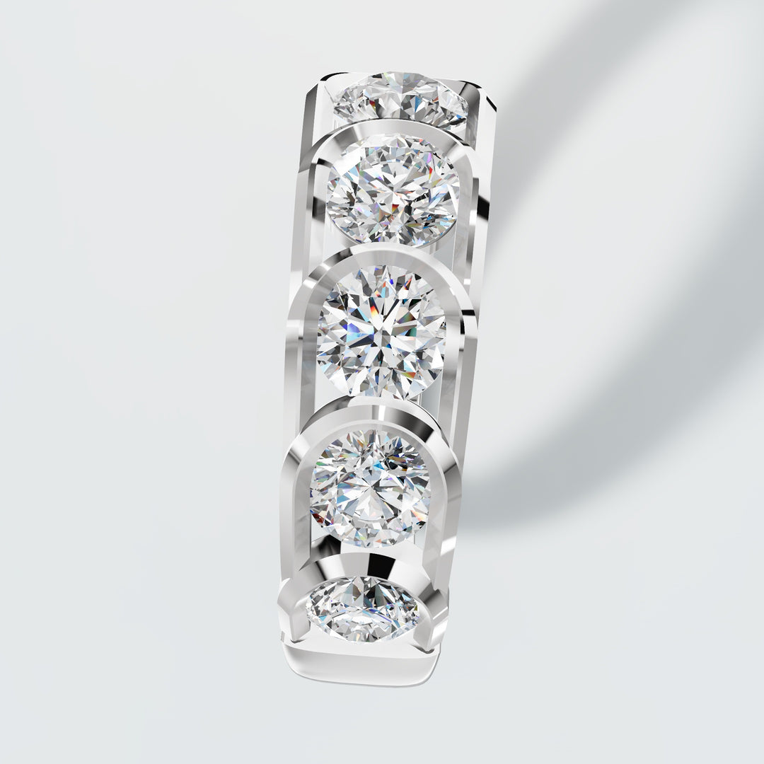 Half Eternity Diamond Band