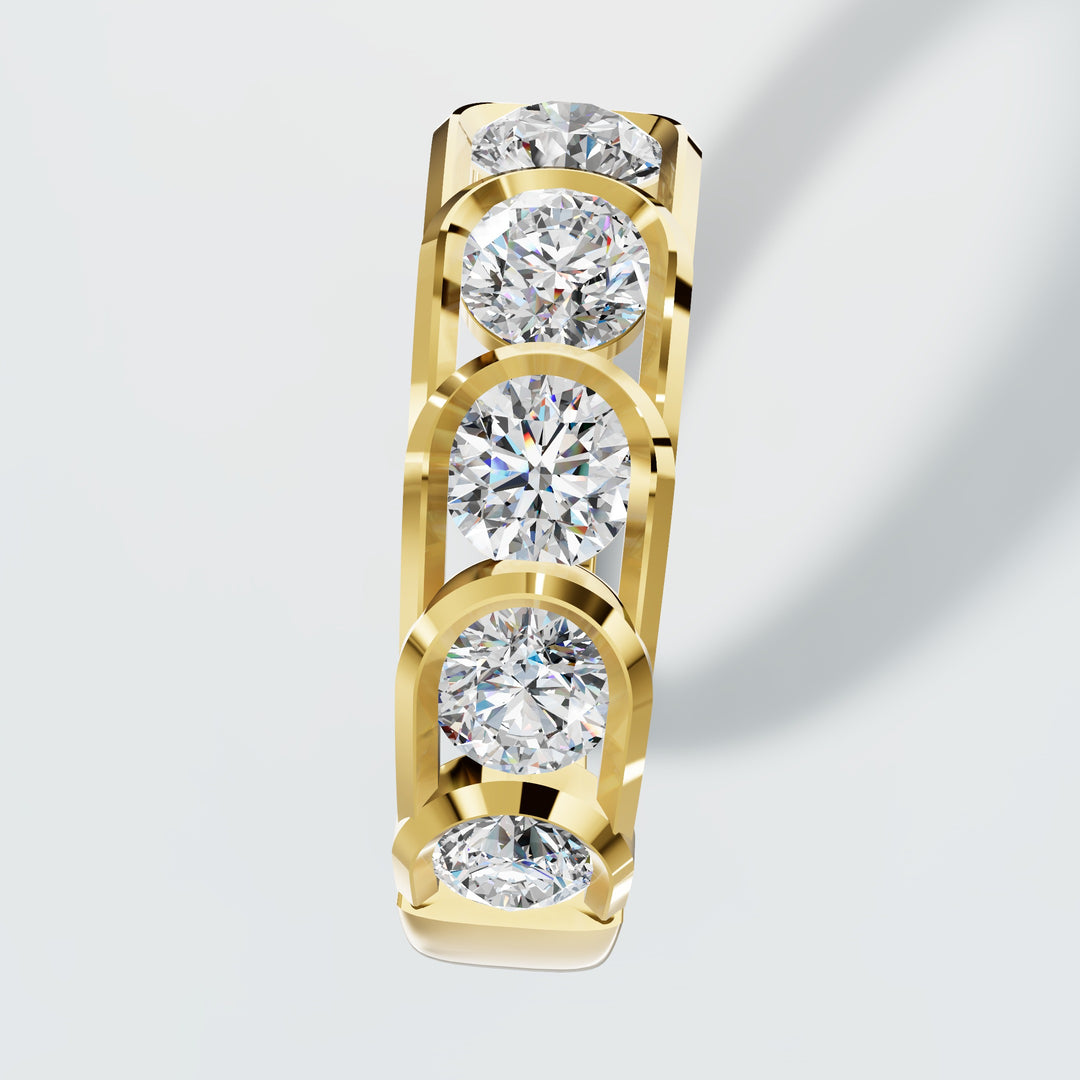 Half Eternity Diamond Band