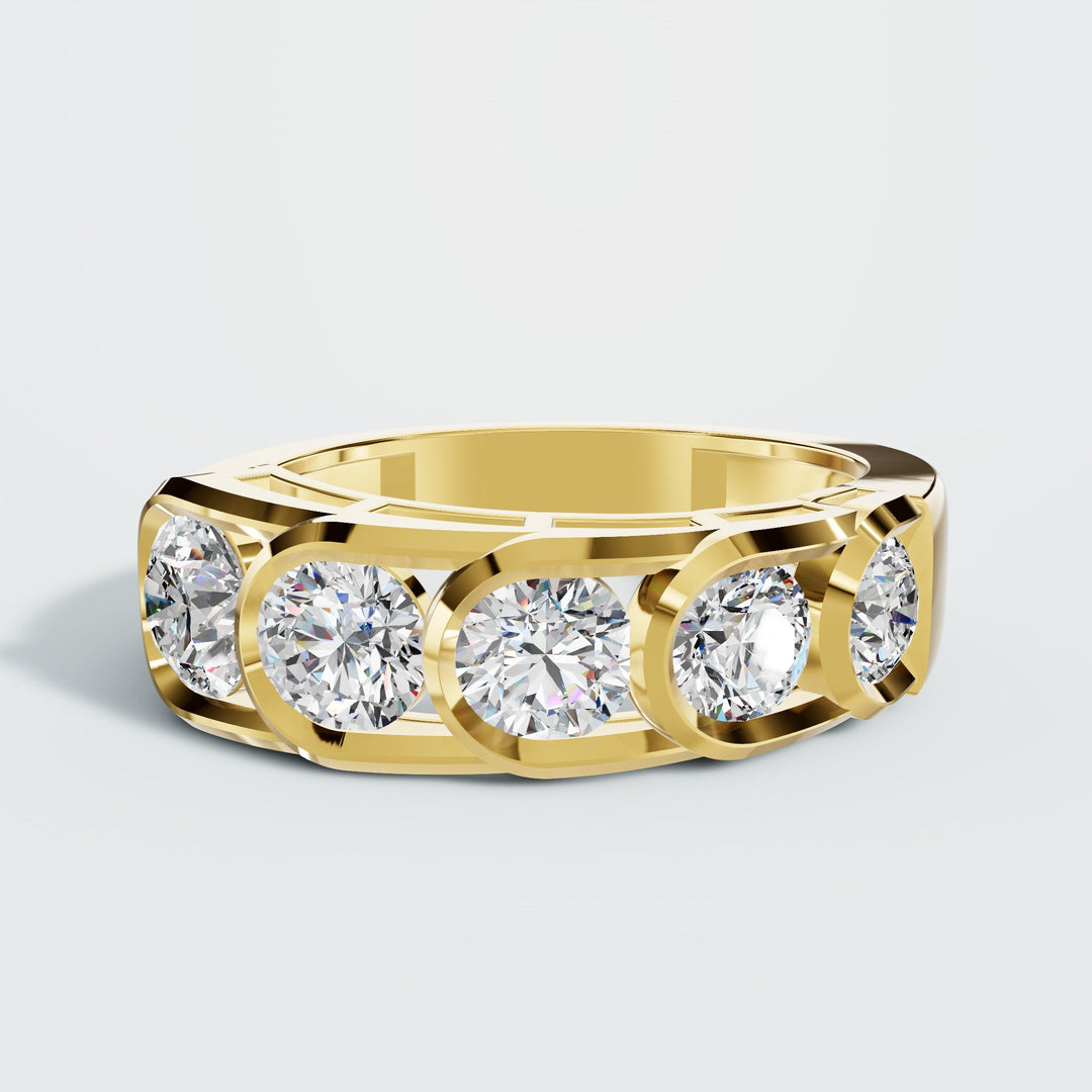 Half Eternity Diamond Band