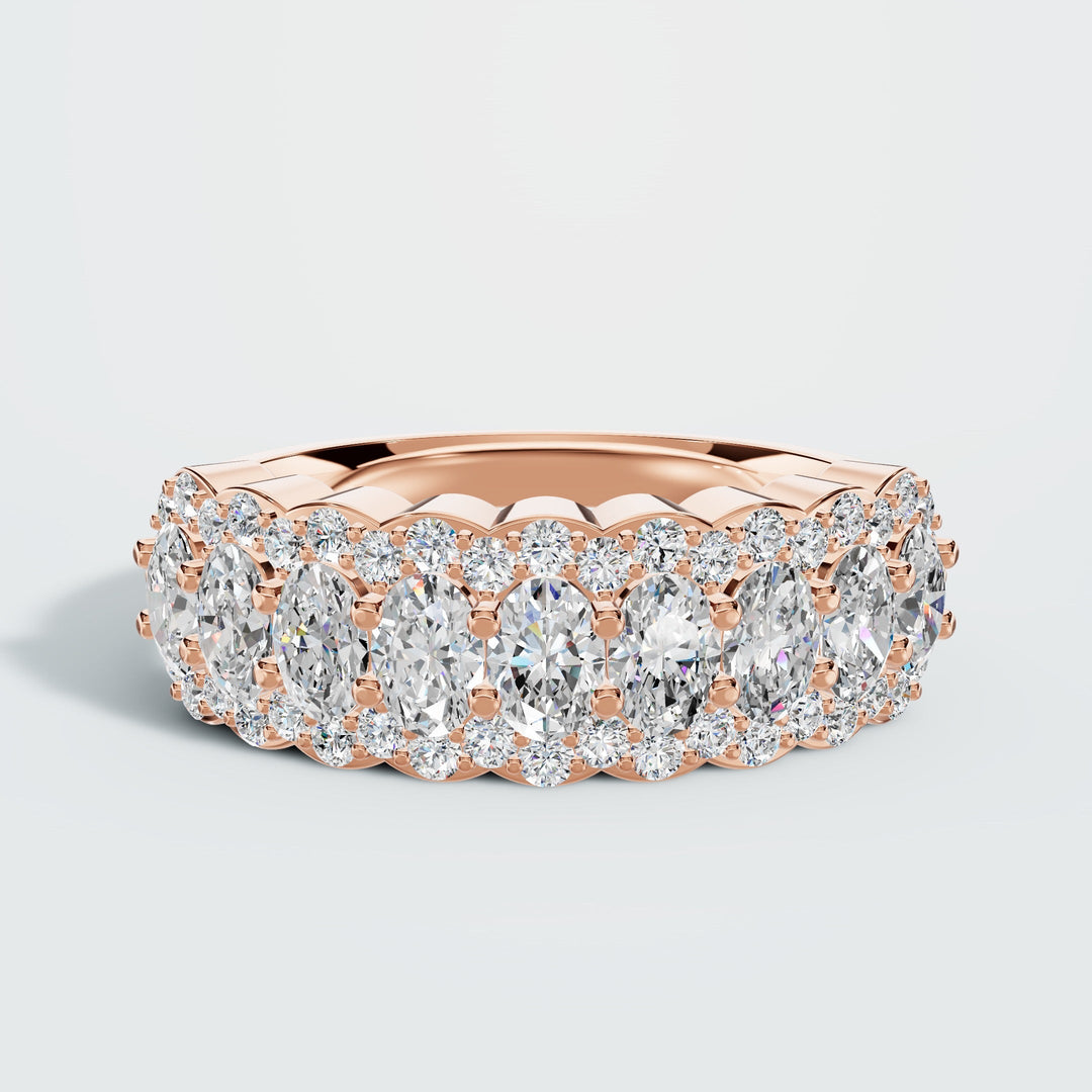 Double Row Diamond Ring