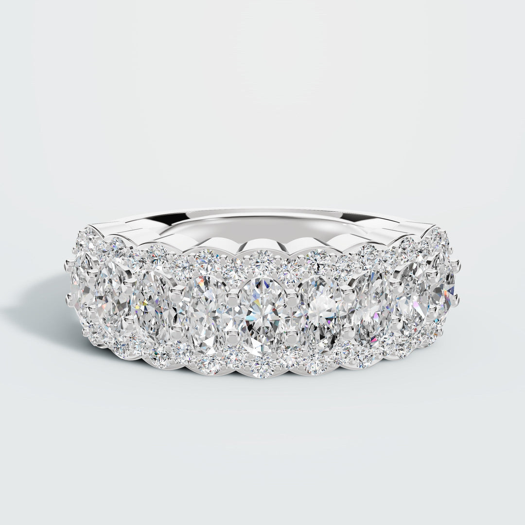 Double Row Diamond Ring