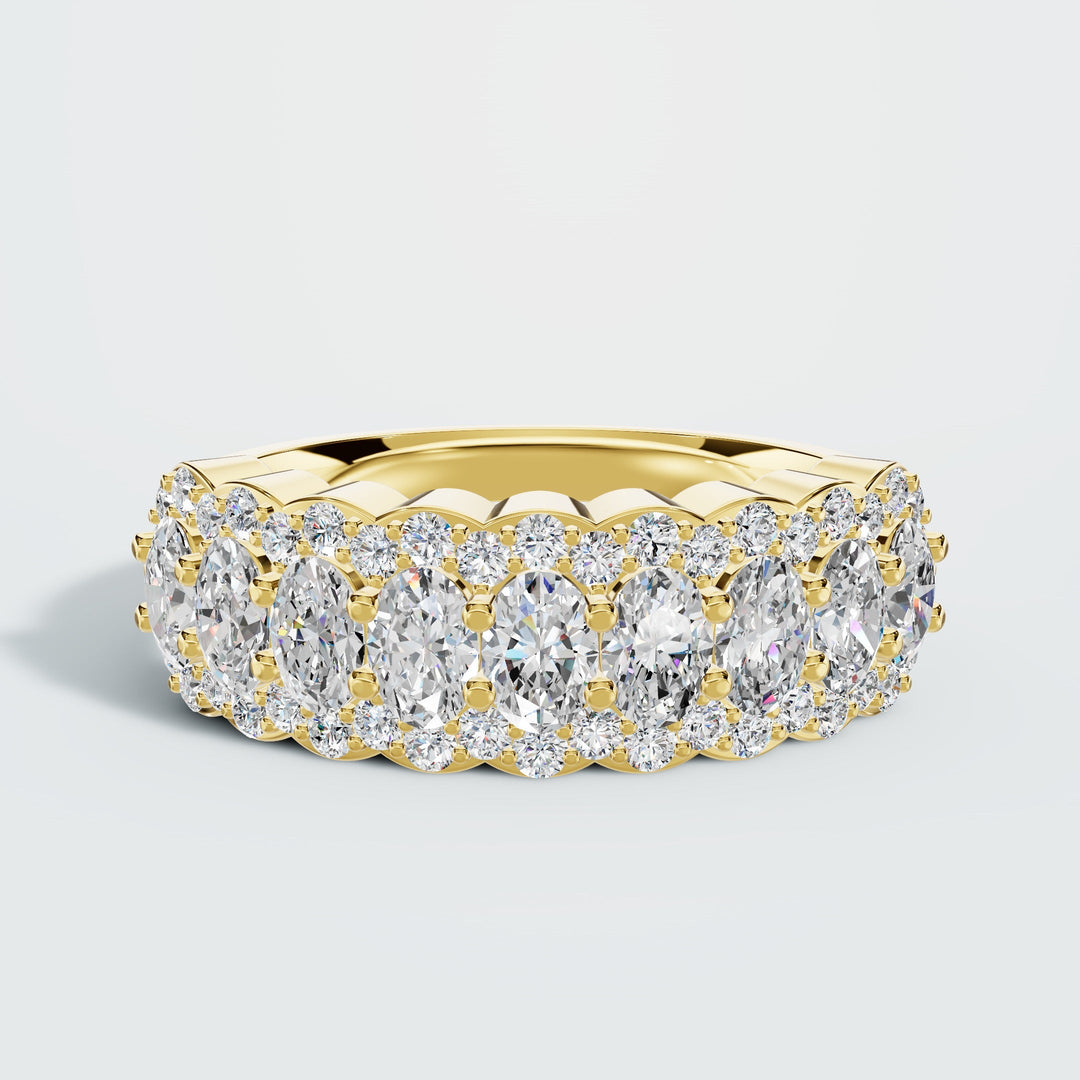 Double Row Diamond Ring