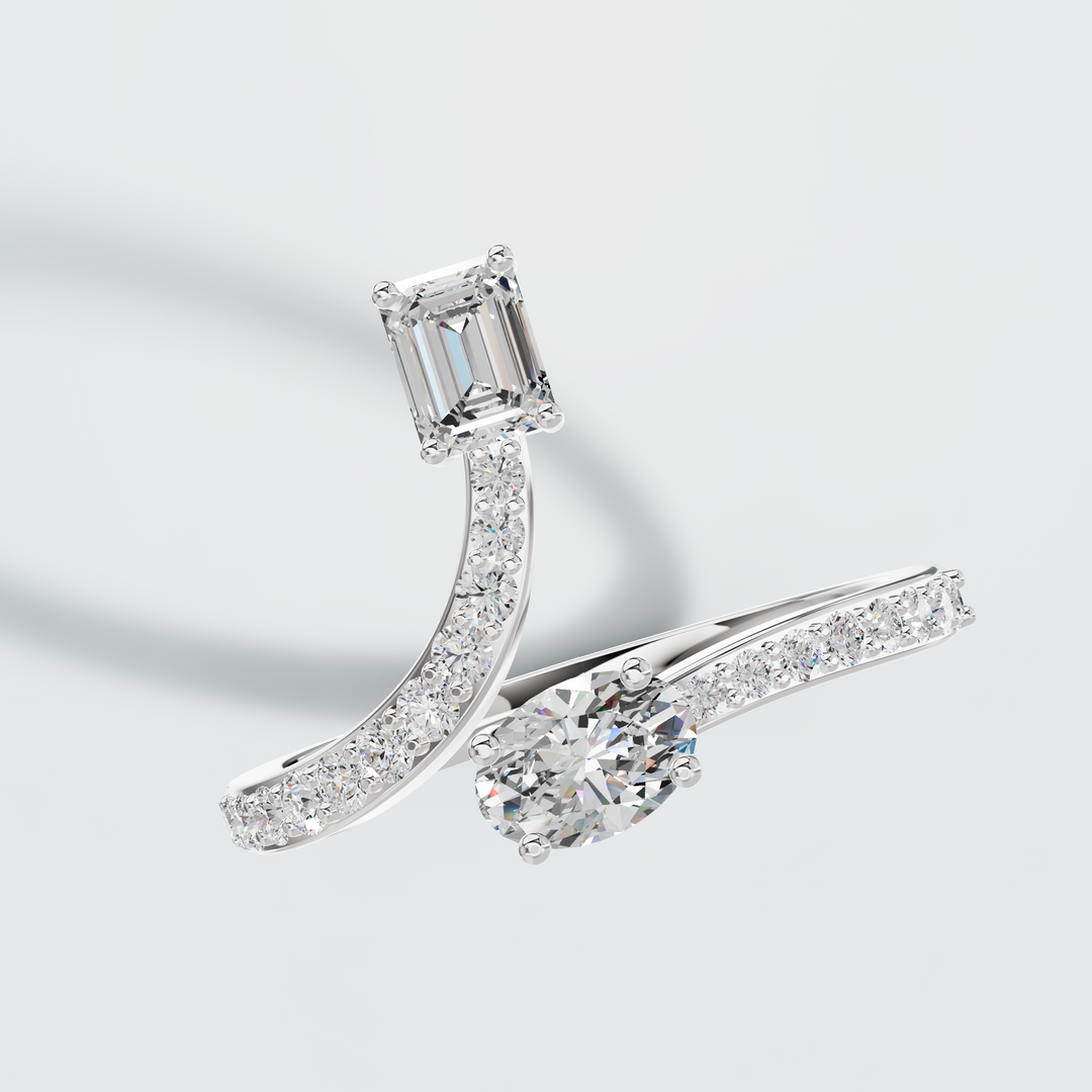 Wave Luxe Diamond Ring