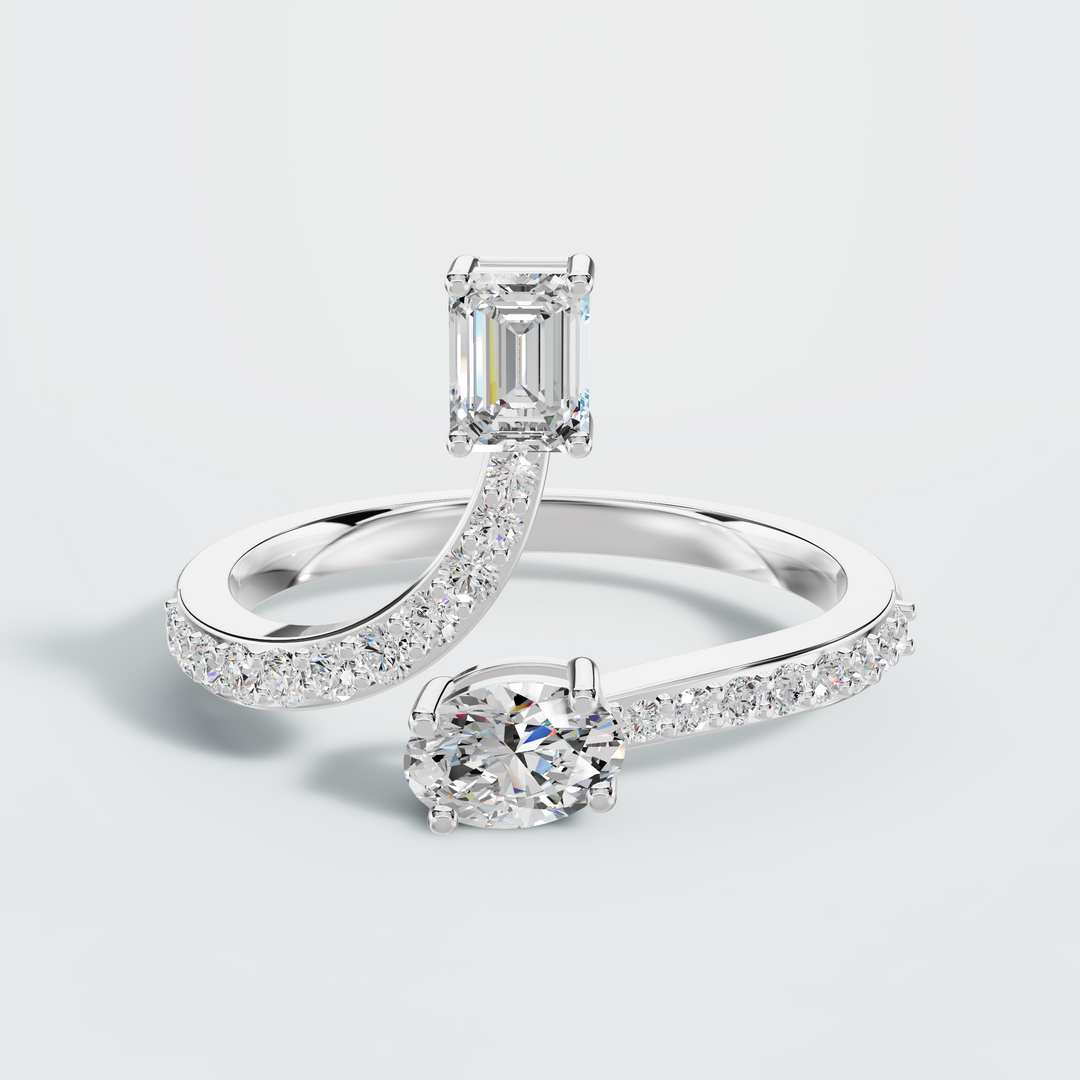 Wave Luxe Diamond Ring