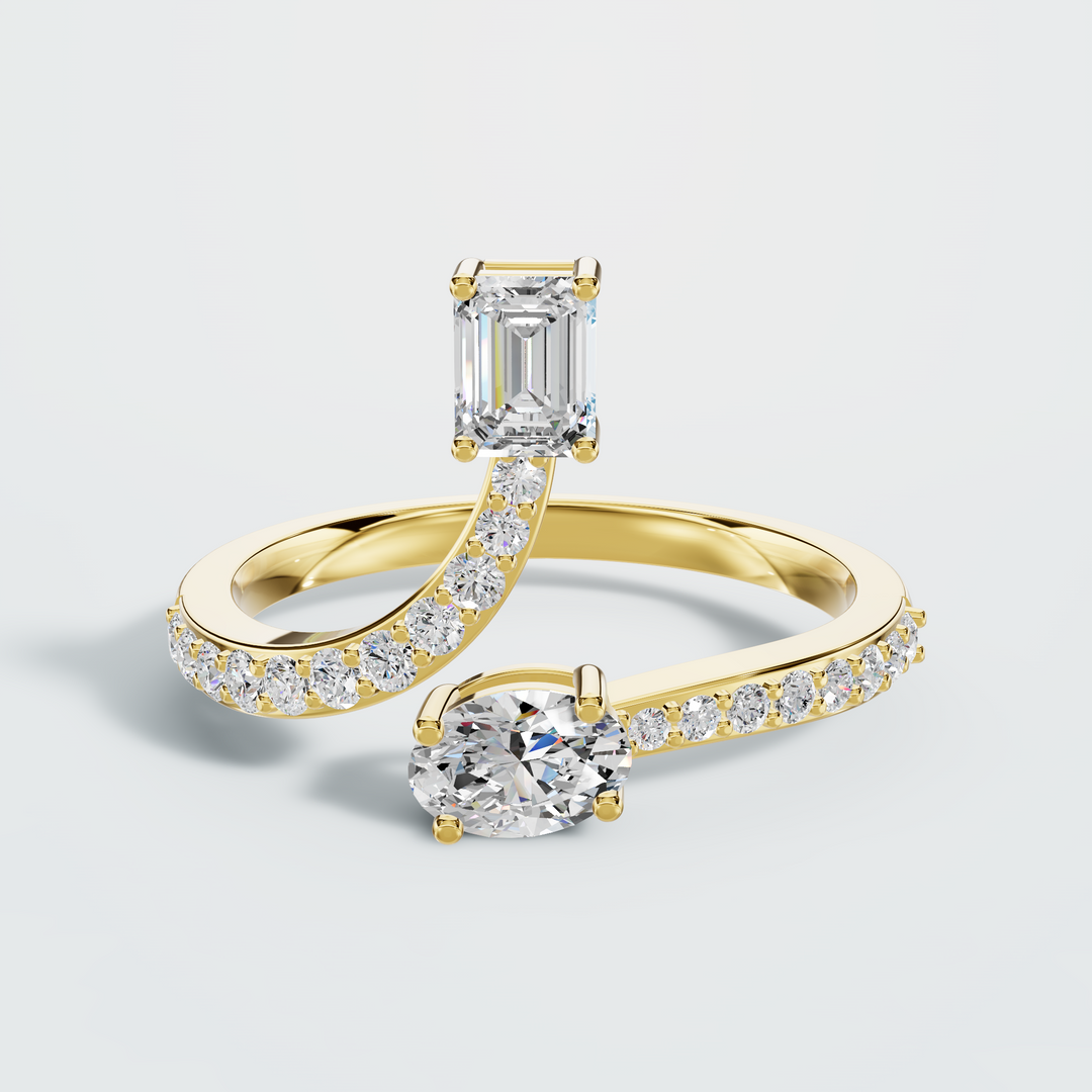 Wave Luxe Diamond Ring