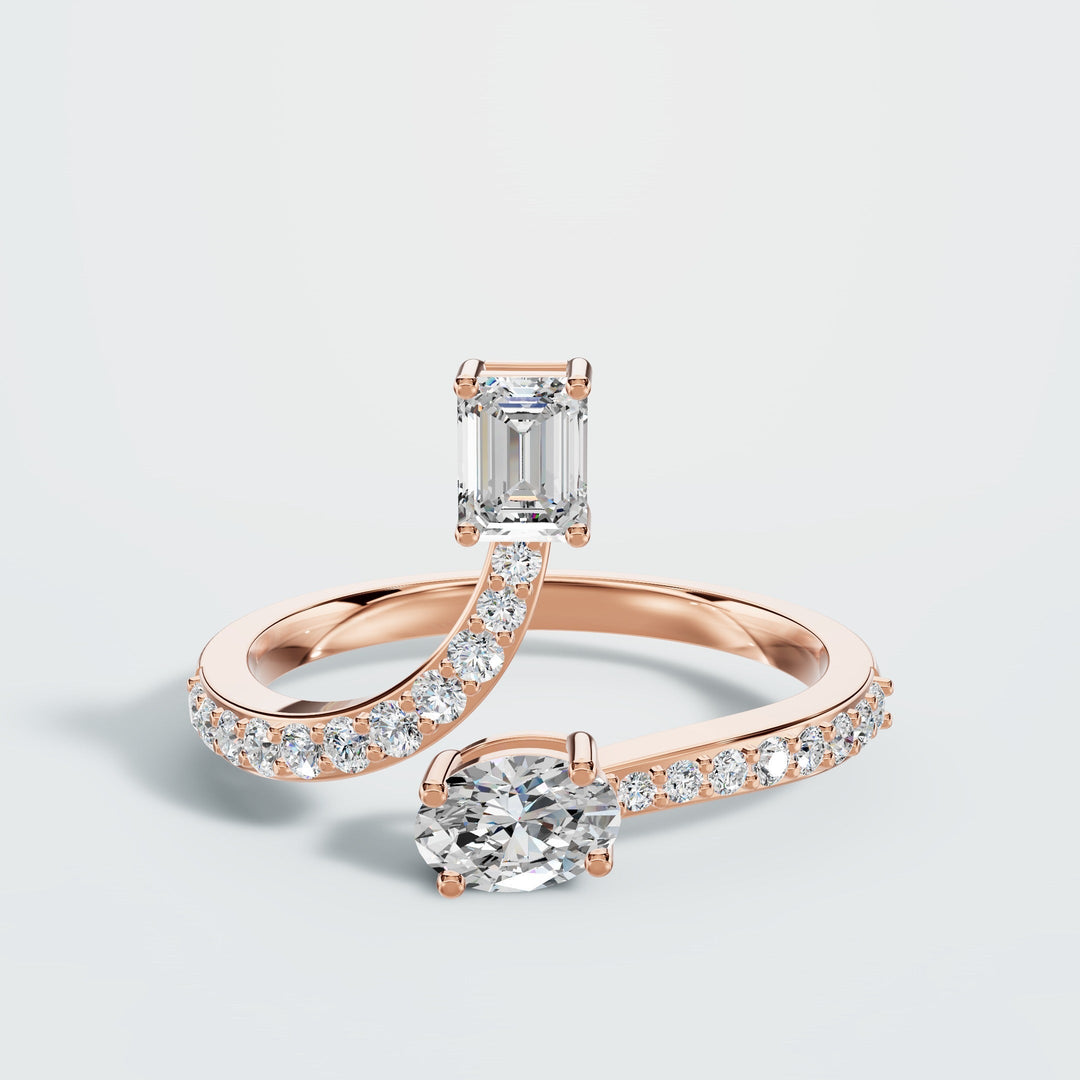 Wave Luxe Diamond Ring