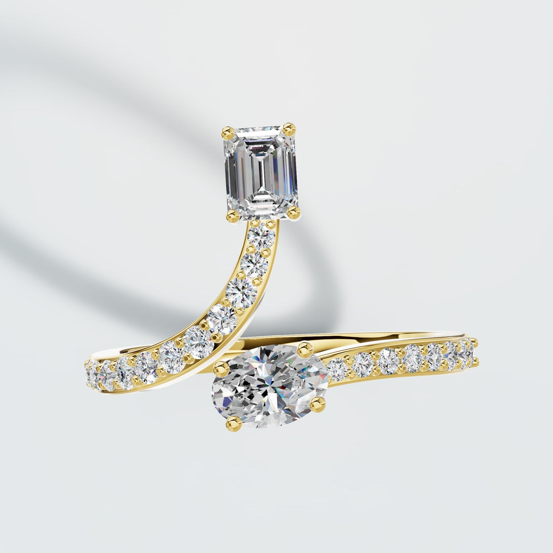 Wave Luxe Diamond Ring