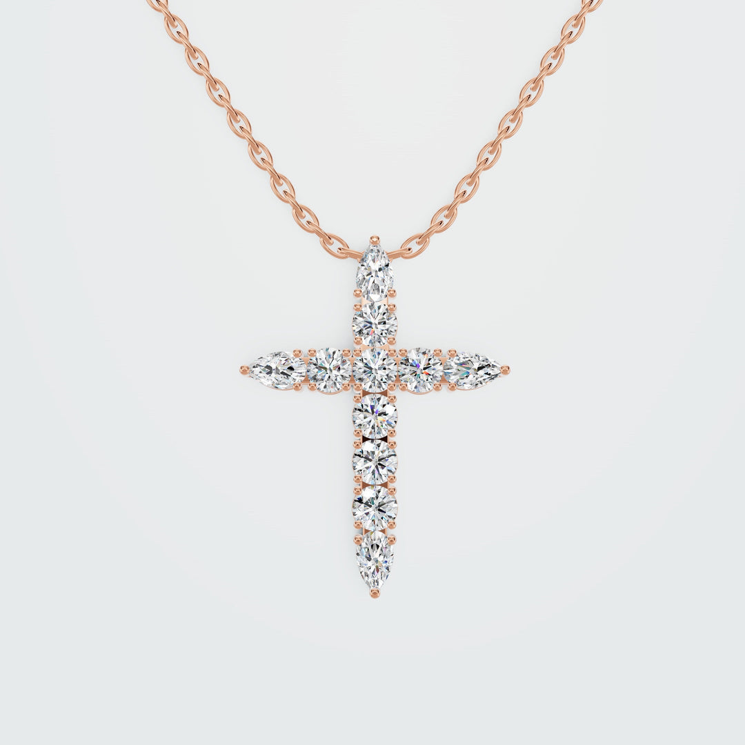 Holy Cross Round Pendant