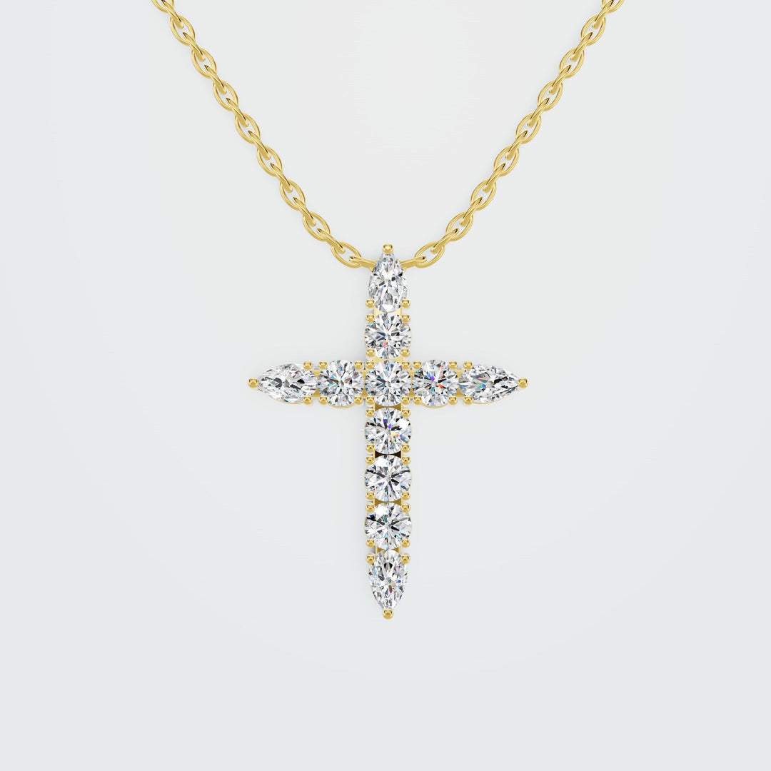 Holy Cross Round Pendant