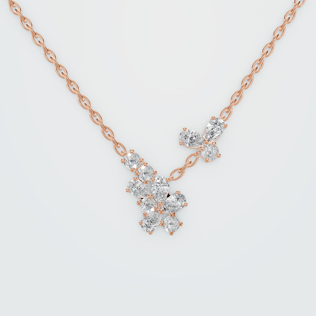 Bloom Diamond  Necklace