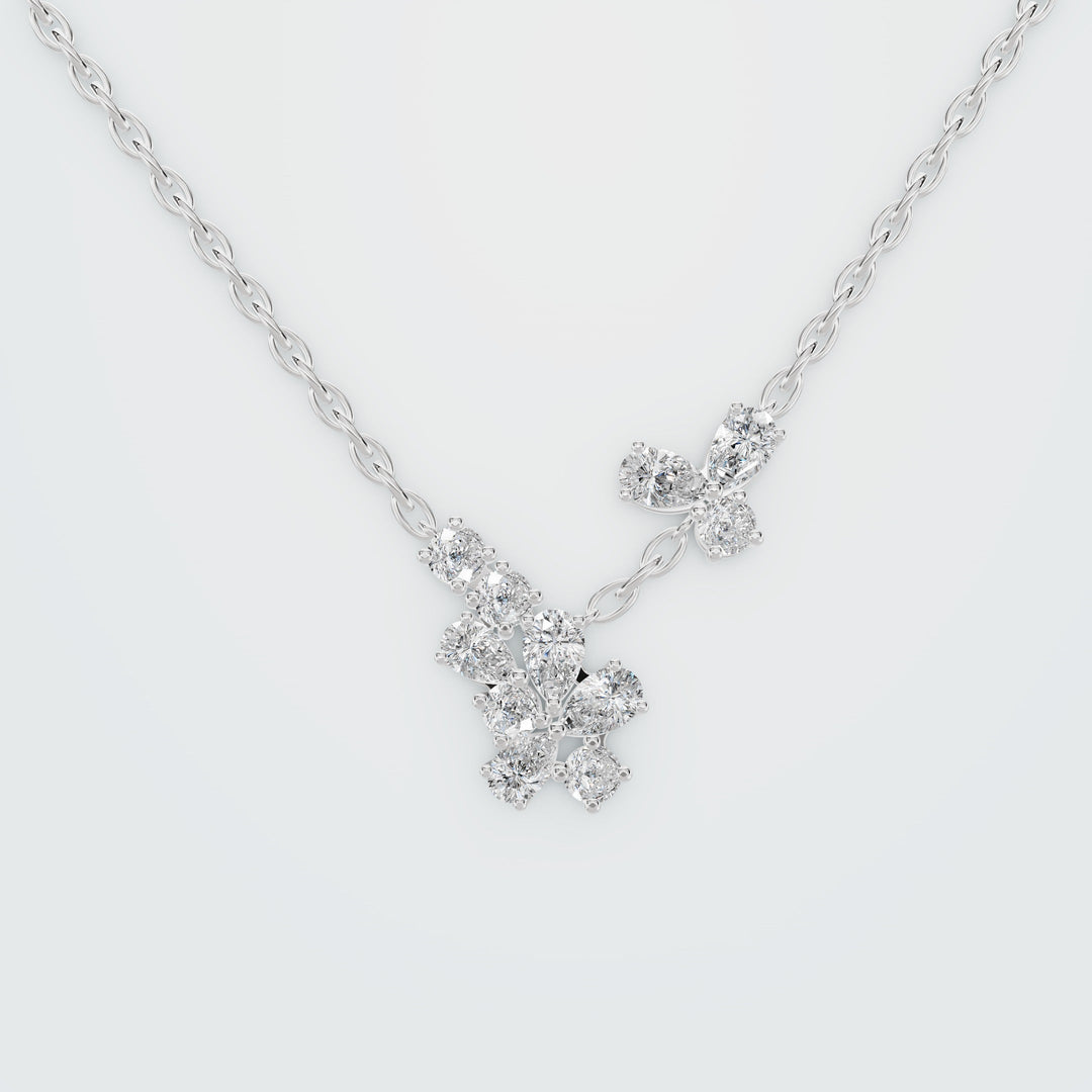 Bloom Diamond  Necklace