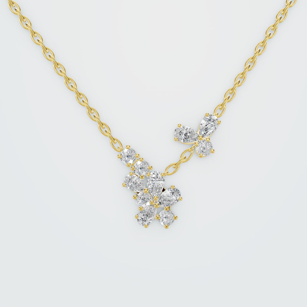 Bloom Diamond  Necklace