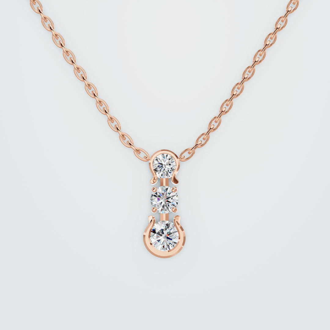 Solitarie Diamond  necklace
