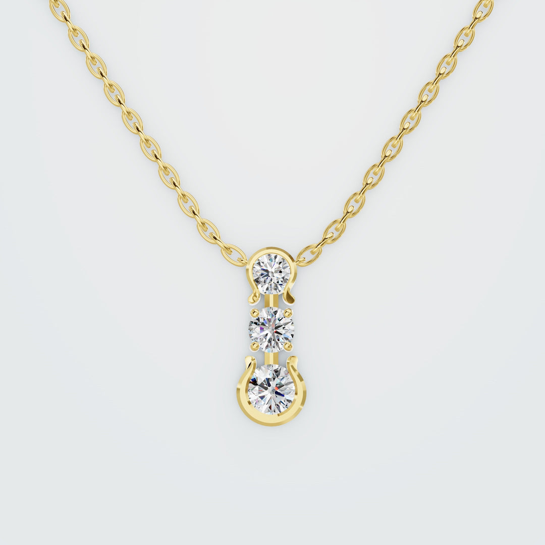 Solitarie Diamond  necklace