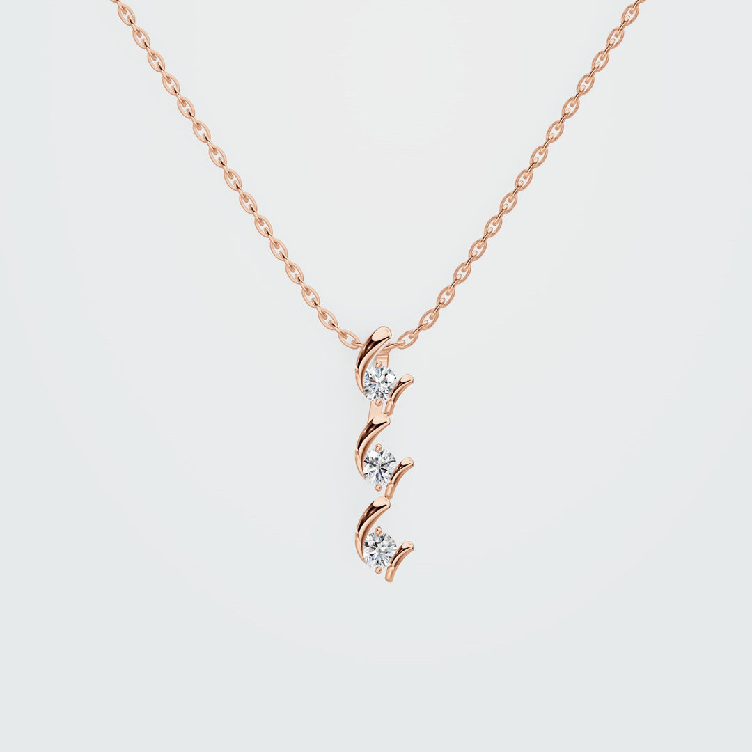 Spiral Round Necklace