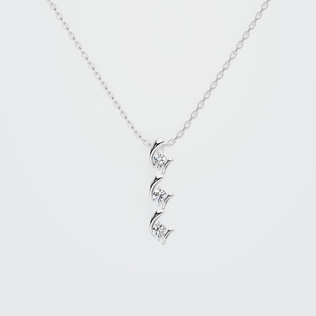 Spiral Round Necklace