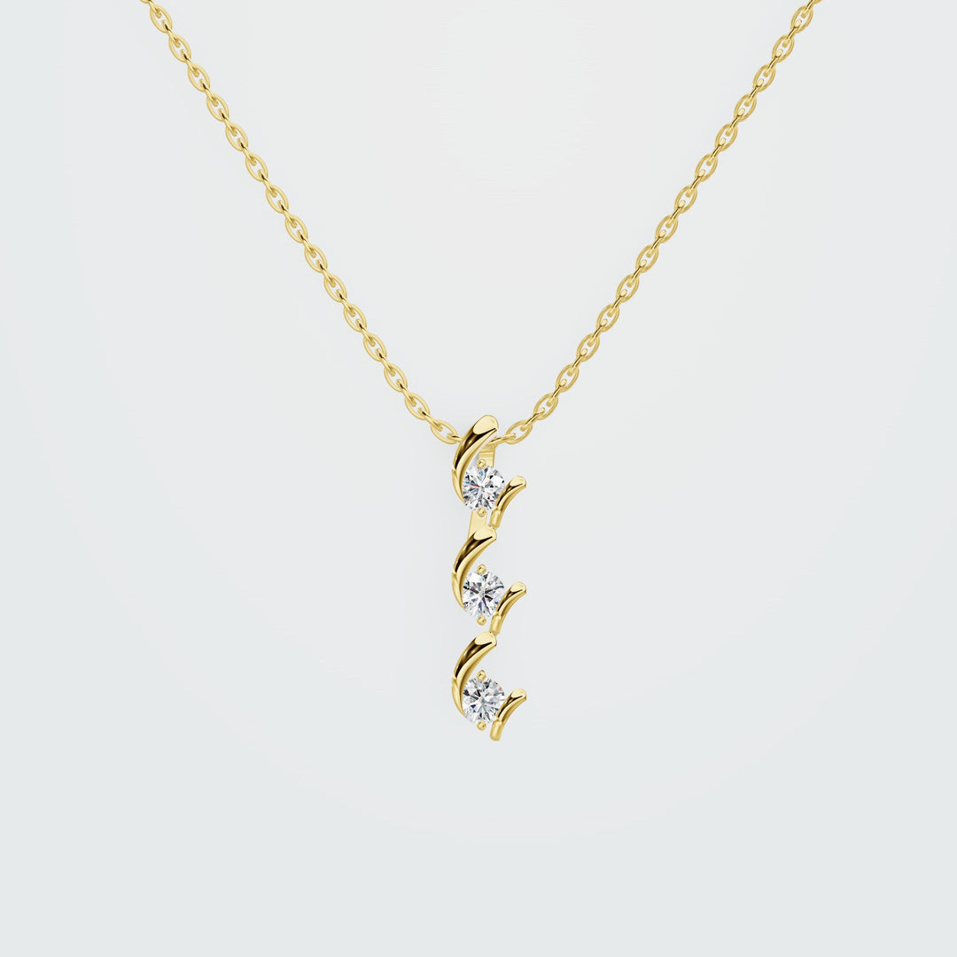 Spiral Round Necklace