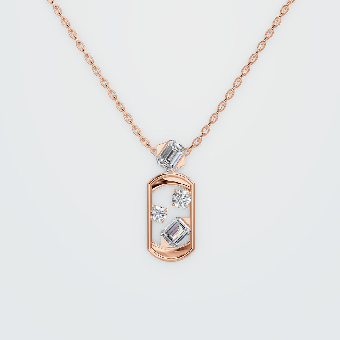 Arc Diamond pendant