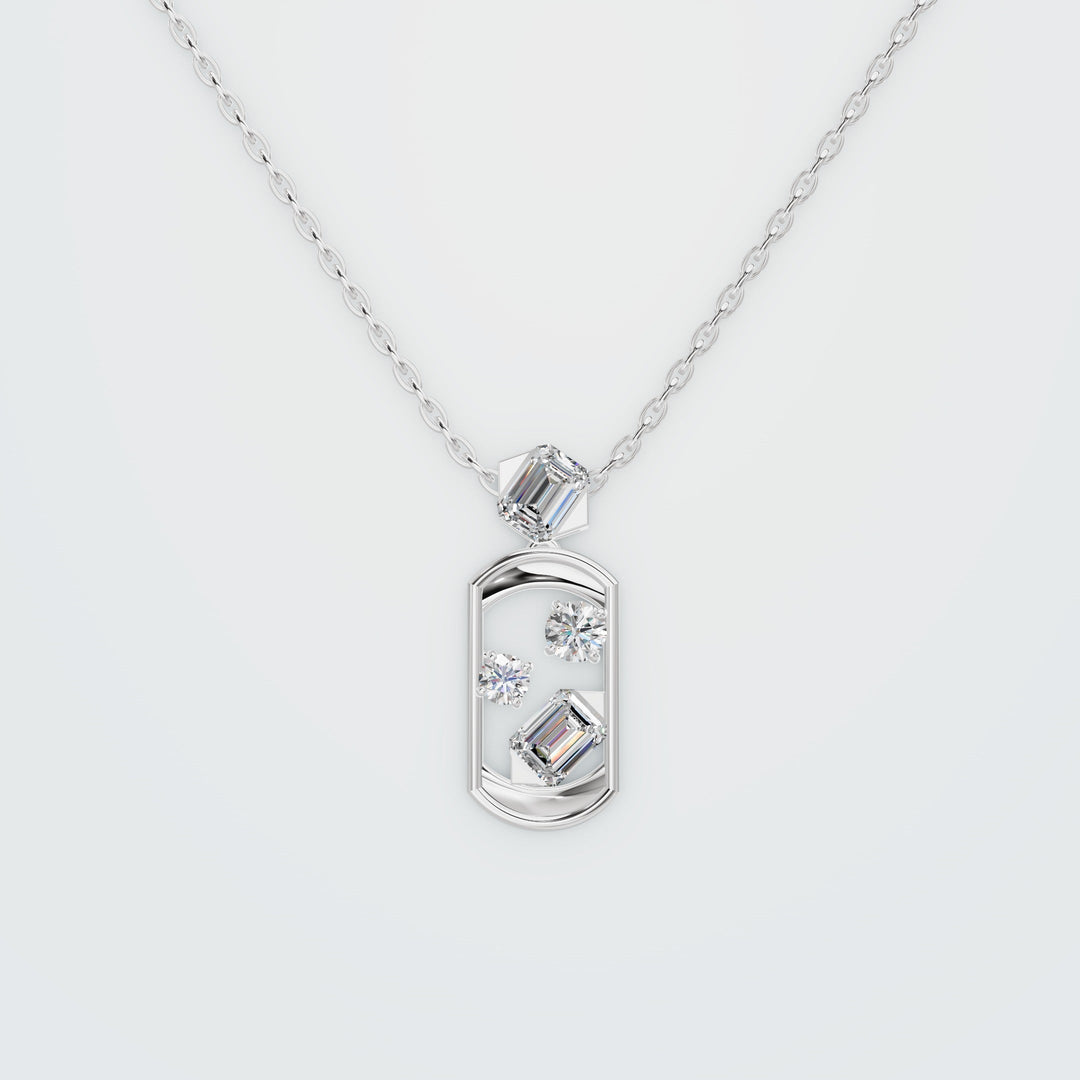 Arc Diamond pendant