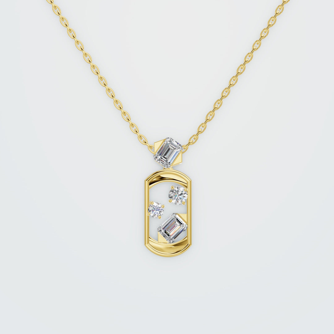 Arc Diamond pendant