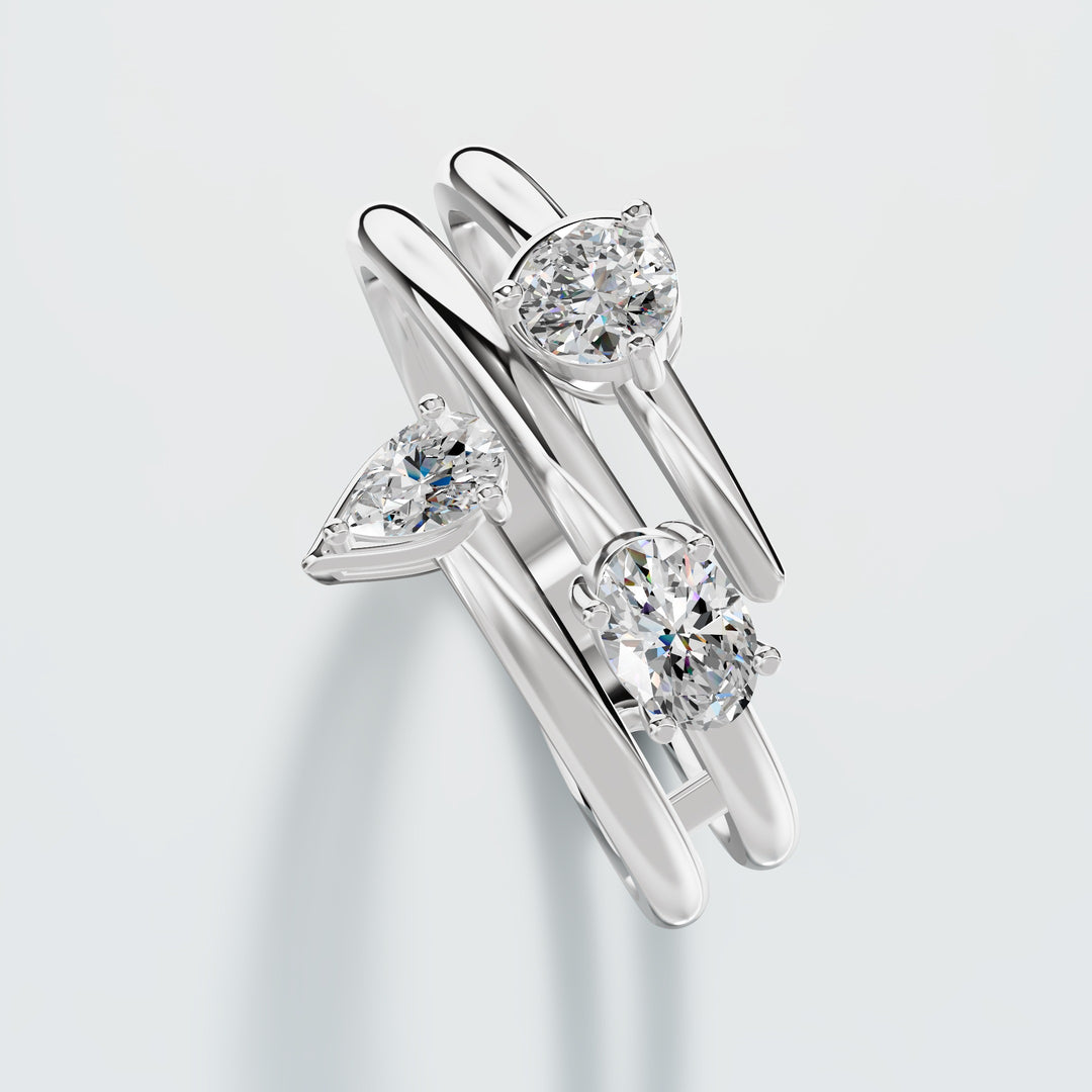 Diamond Orbit Ring