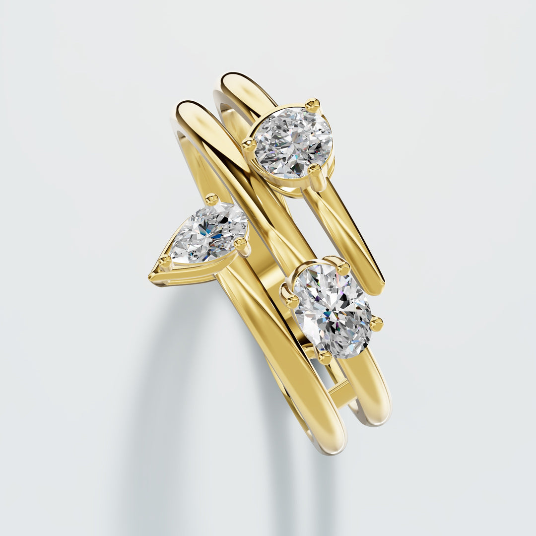 Diamond Orbit Ring