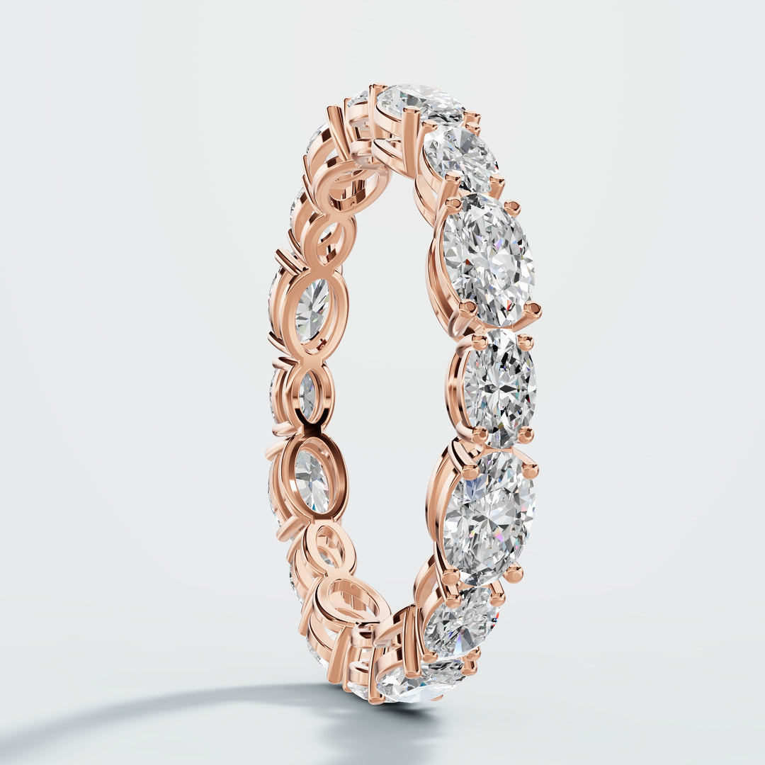 The oval eterinity band