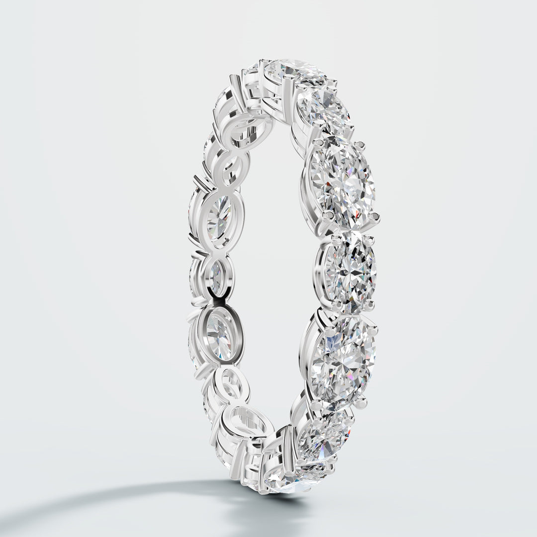 The oval eterinity band