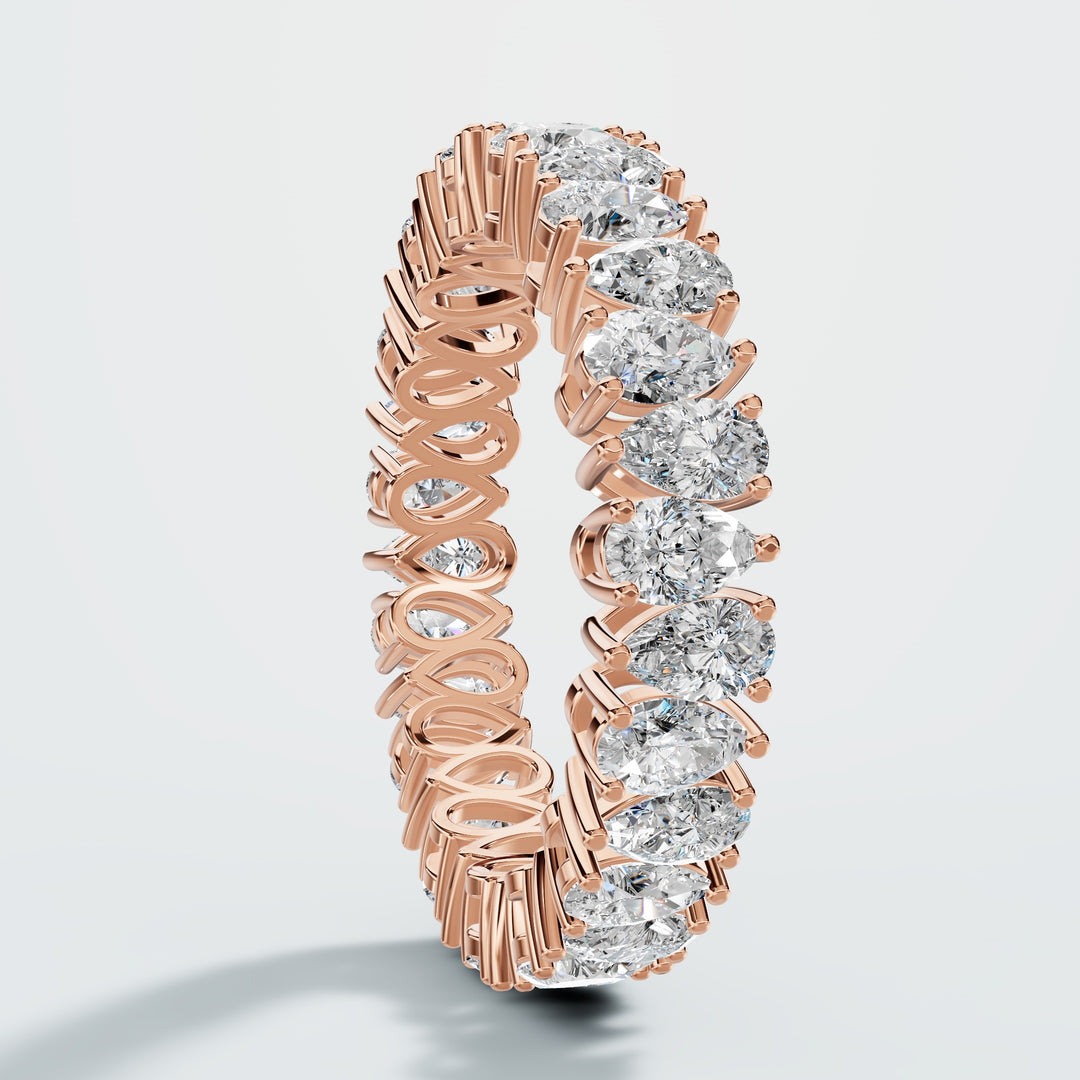 Teardrop eternity Band