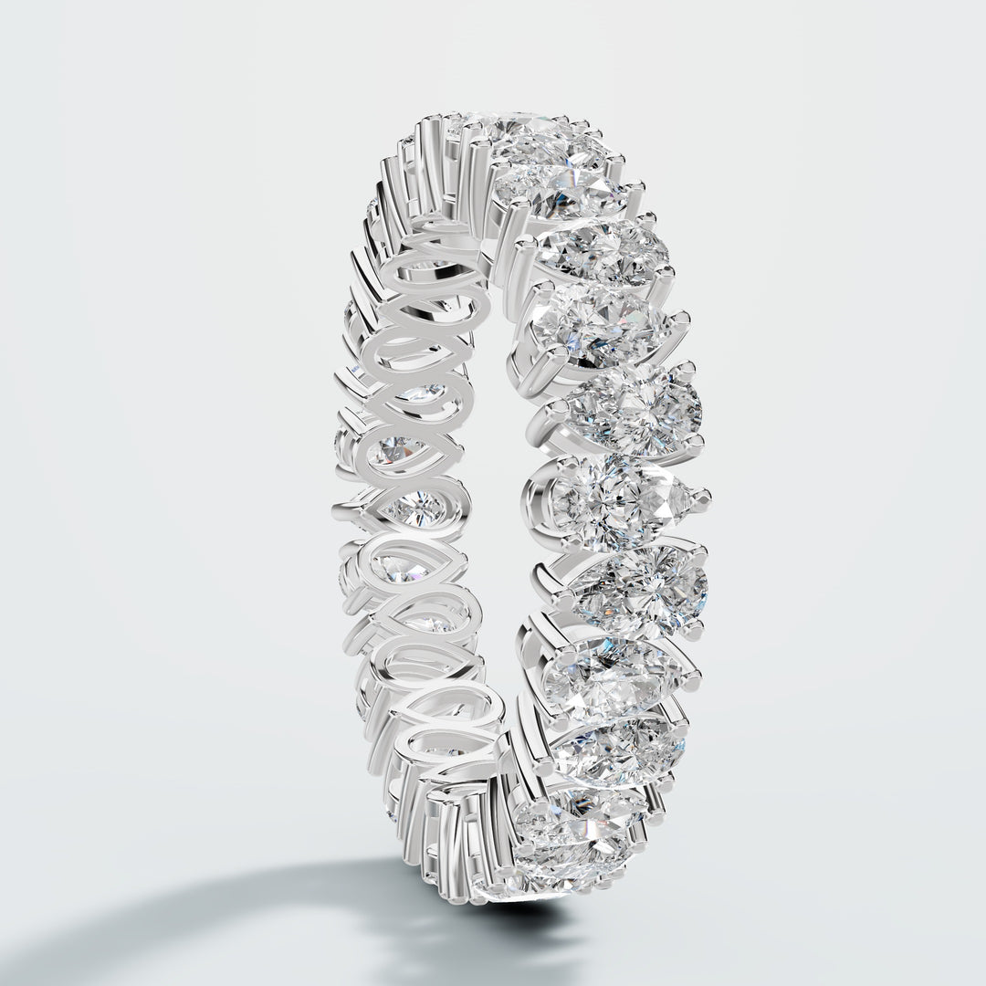 Teardrop eternity Band