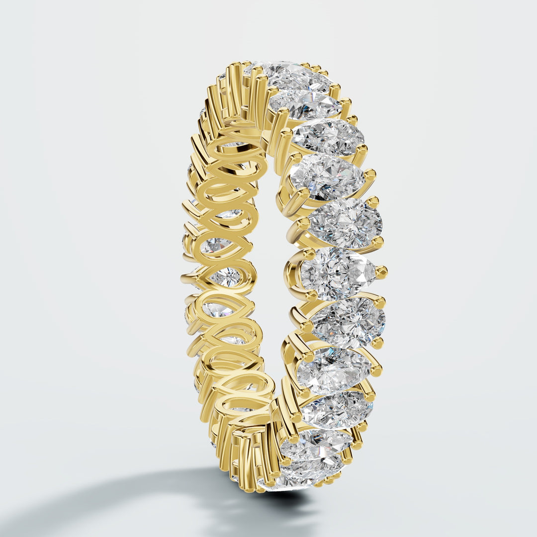 Teardrop eternity Band