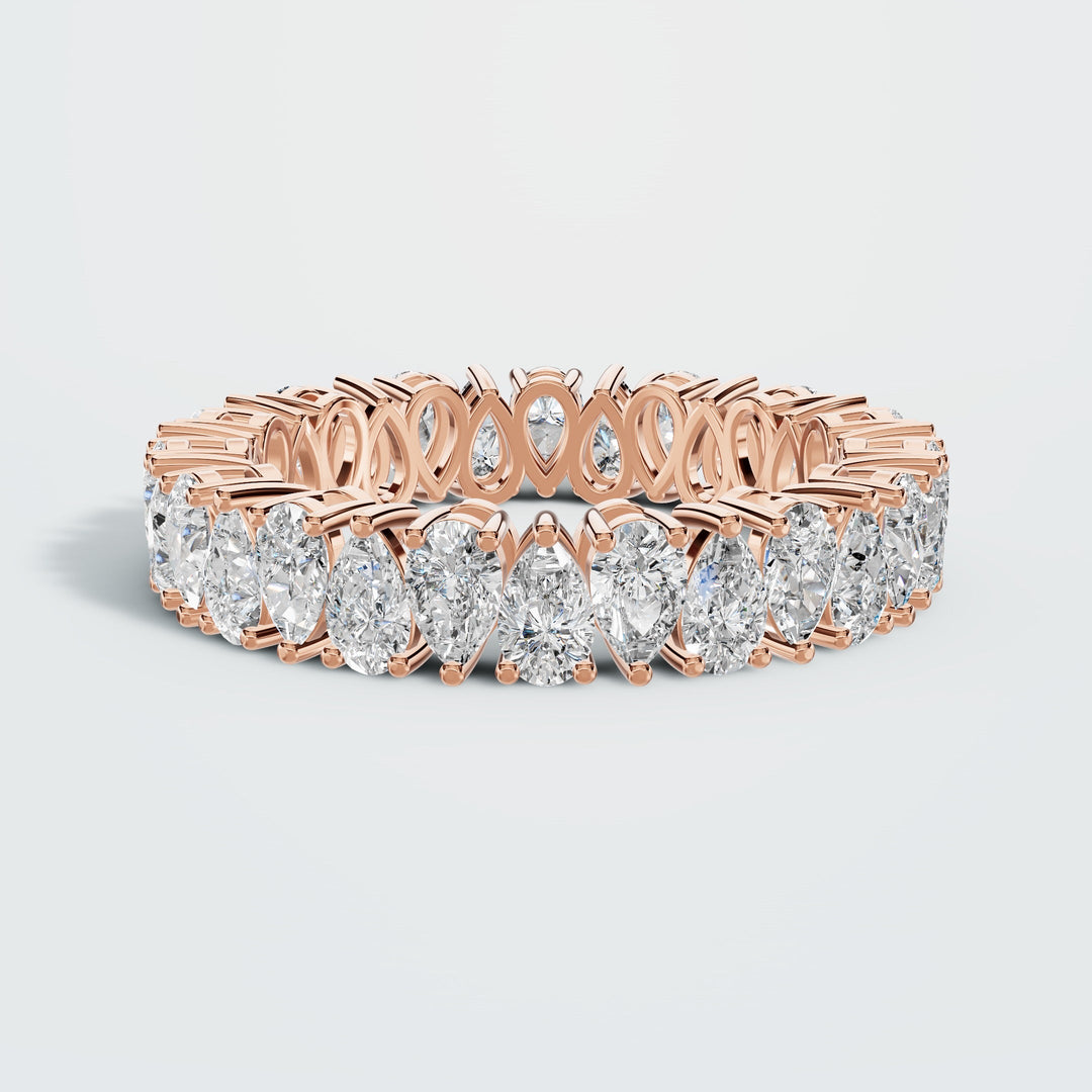 Teardrop eternity Band