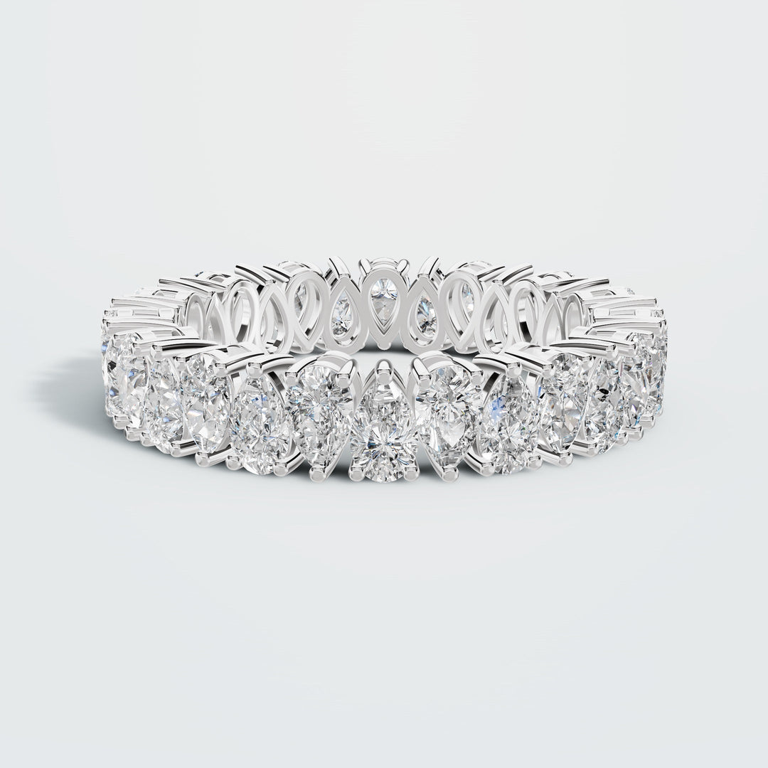 Teardrop eternity Band