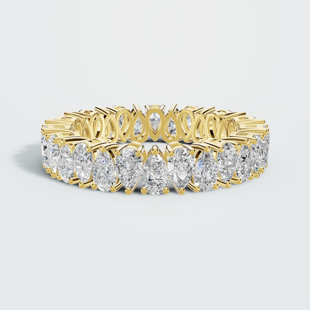 Teardrop eternity Band