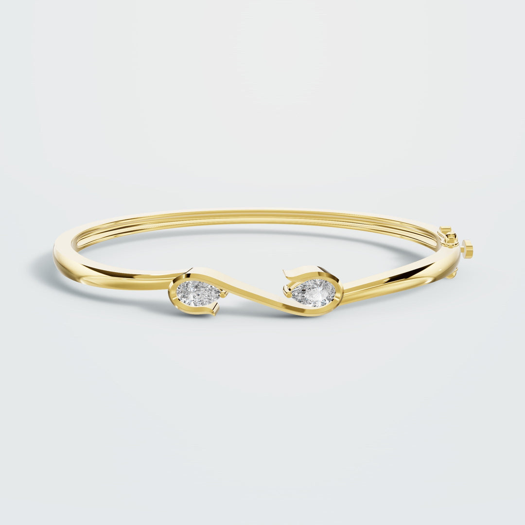 Baguette Style Bangle