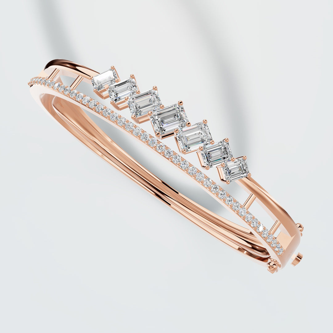 Glow Bar Diamond Bangle Bracelet