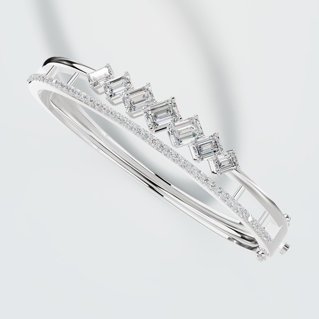 Glow Bar Diamond Bangle Bracelet