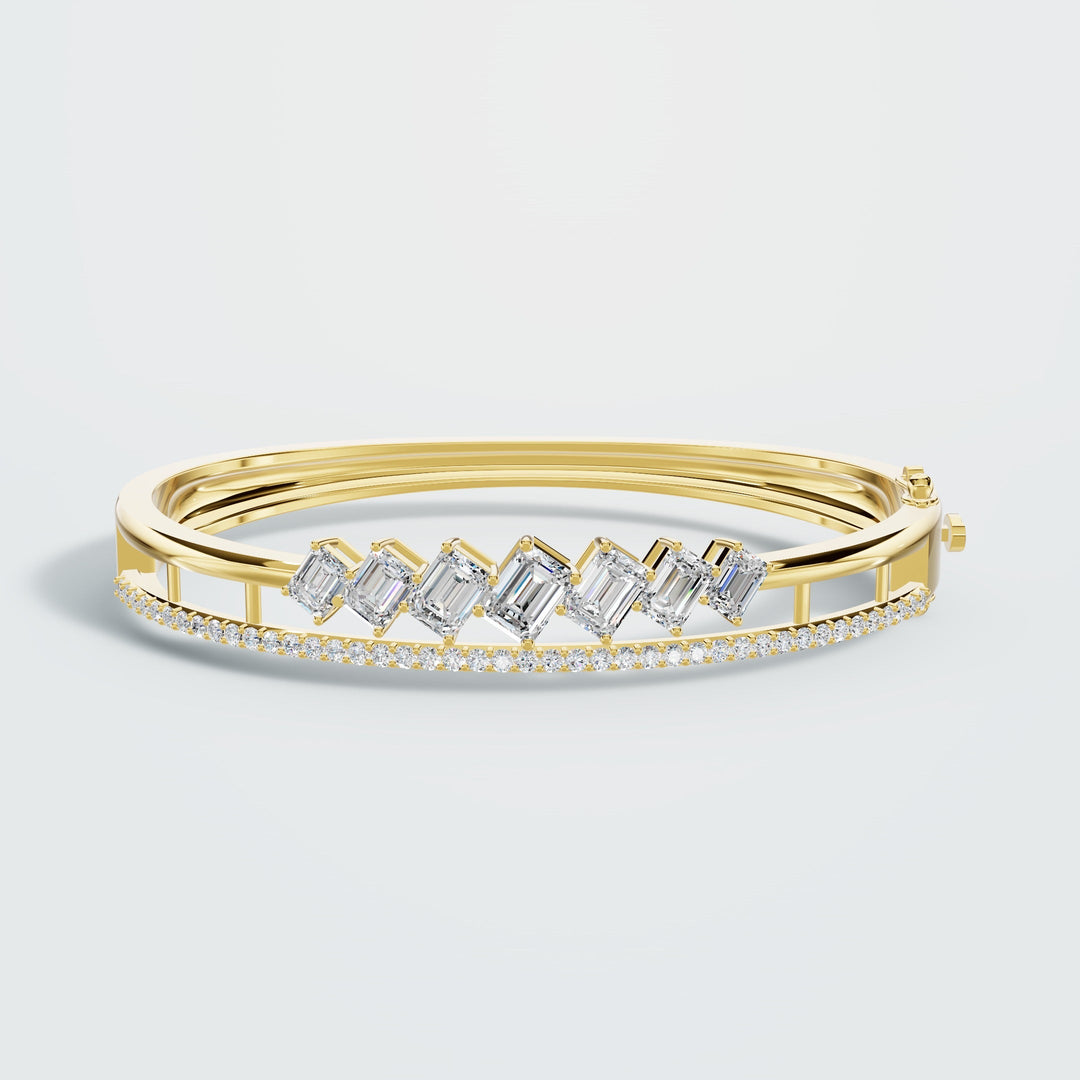 Glow Bar Diamond Bangle Bracelet